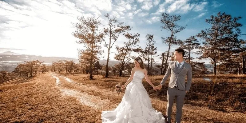 Concept chụp ảnh cưới ngoại cảnh Đà Lạt