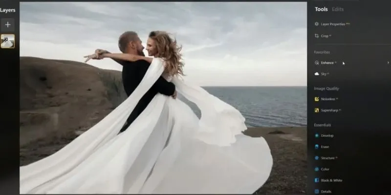 Hậu kỳ ảnh cưới chuyên nghiệp tại studio