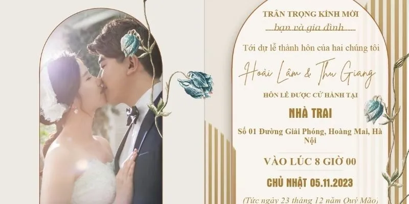 Xu hướng thiệp mời đám cưới sáng tạo đáng để bạn tham khảo