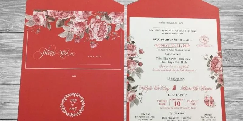 Bí quyết chọn lựa thiệp cưới