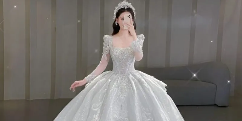 Mẹo chụp ảnh đẹp với váy cưới công chúa